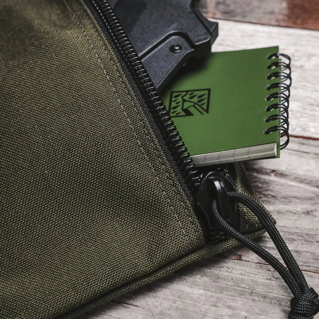 Recycled Firefighter Truckie Large Organizer Pouch