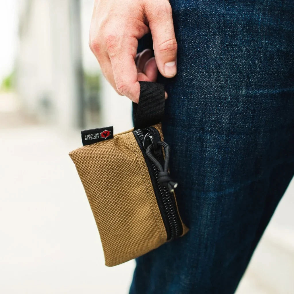 Recycled Firefighter Truckie Large Organizer Pouch