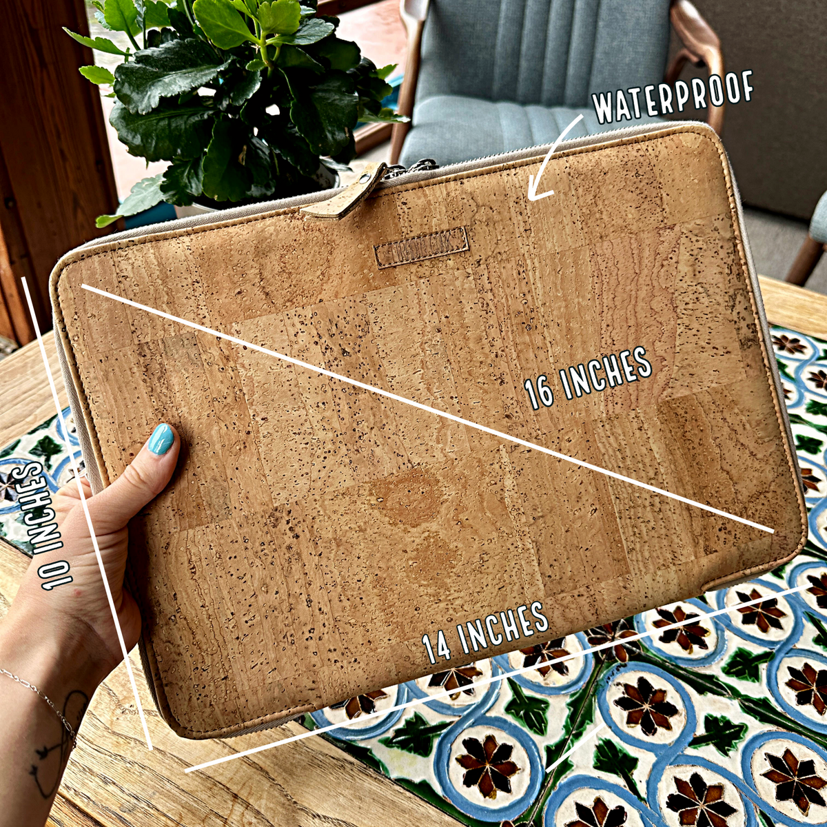 Eco-Friendly Cork Laptop Sleeve