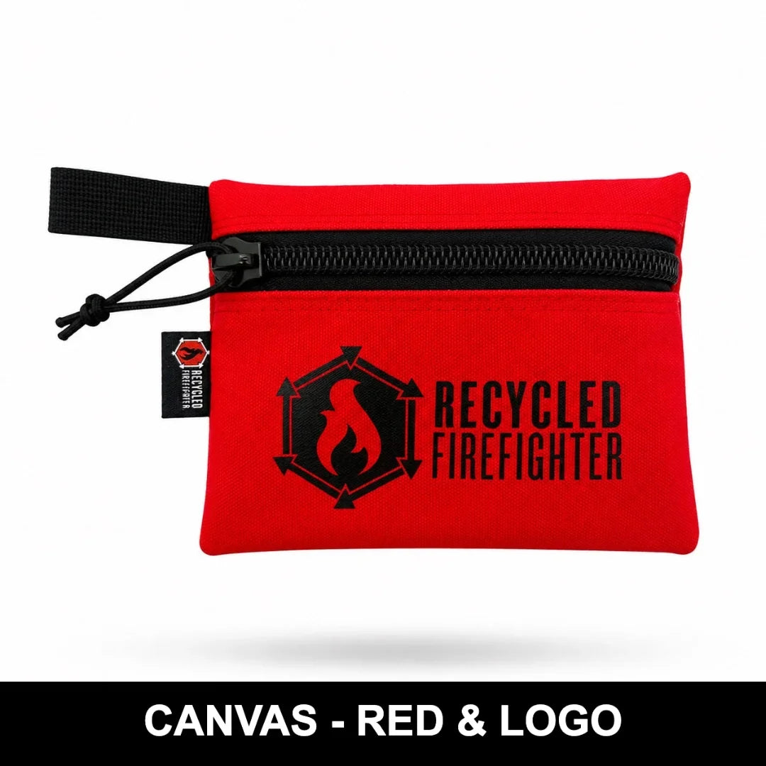 Recycled Firefighter Truckie Large Organizer Pouch