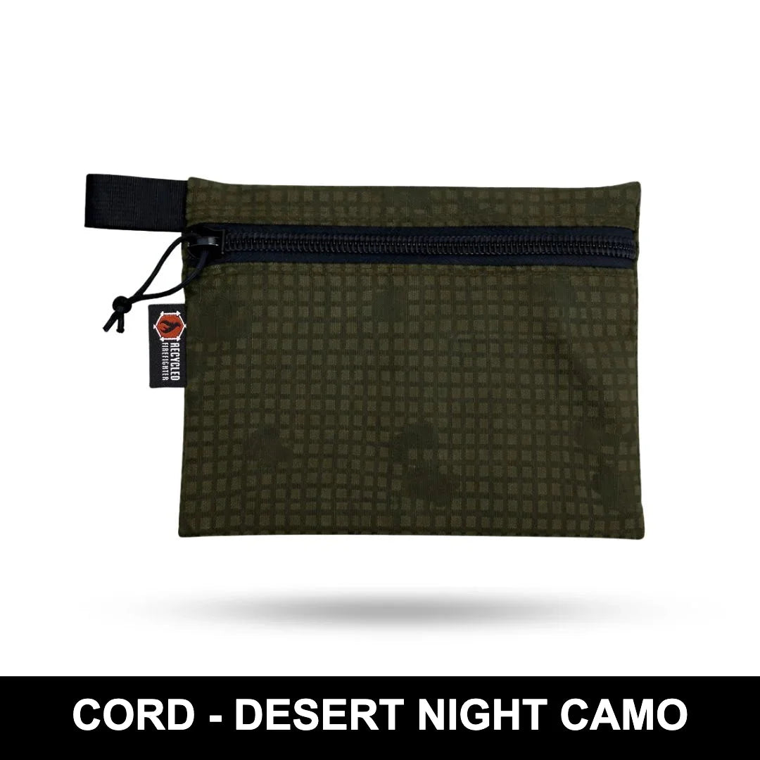 Recycled Firefighter Truckie Large Organizer Pouch