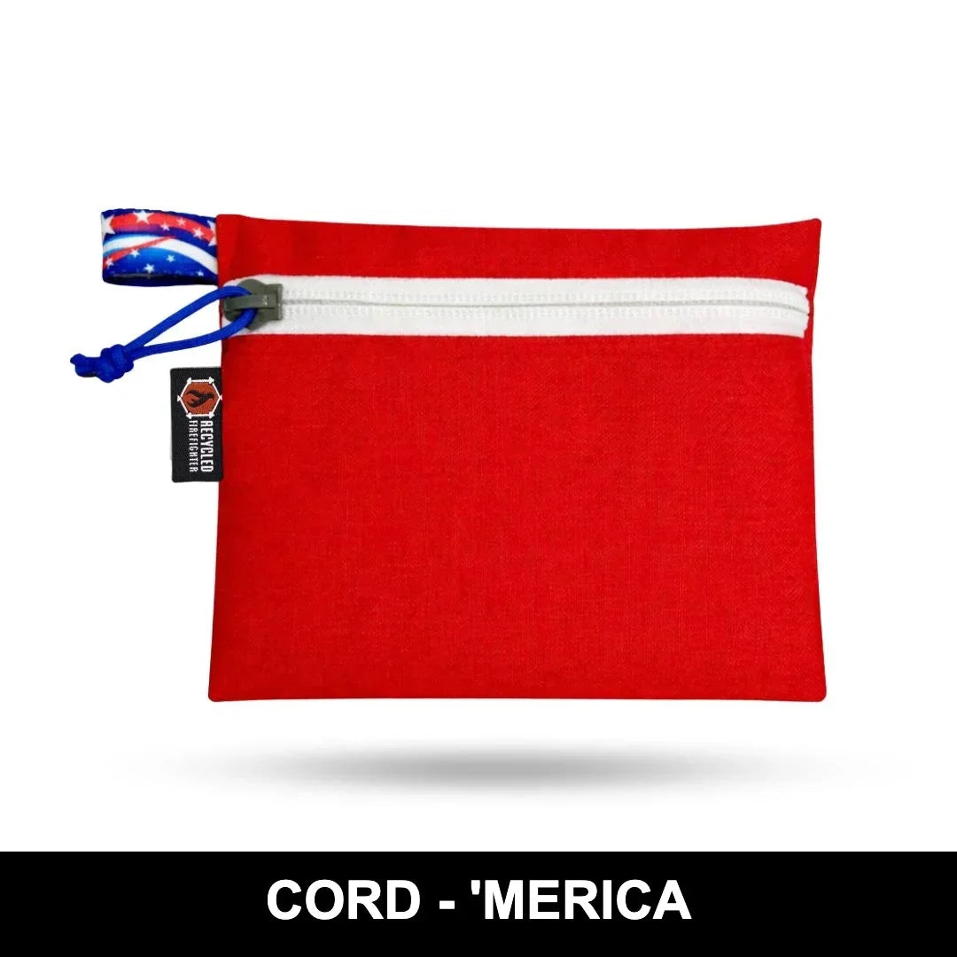 Recycled Firefighter Truckie Large Organizer Pouch