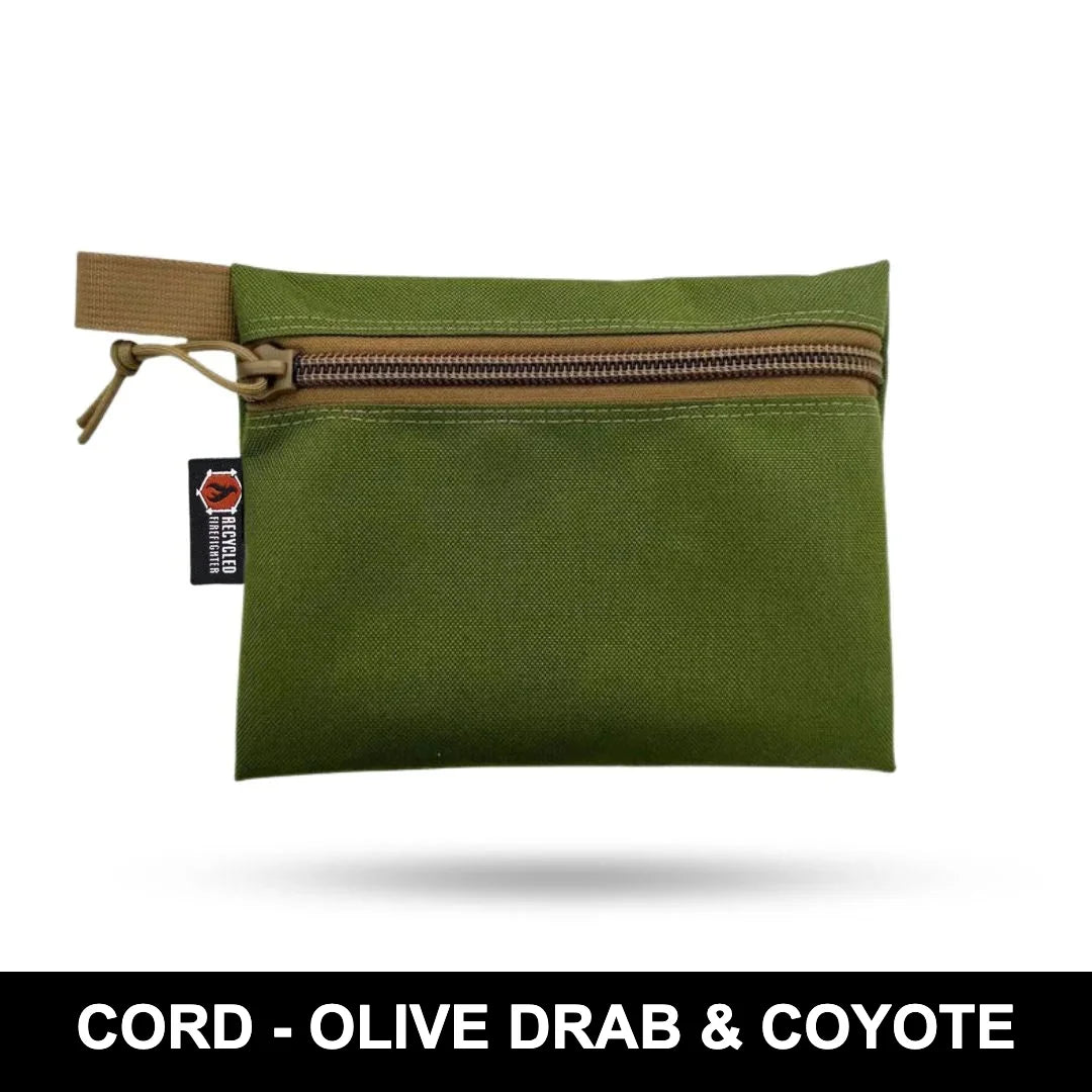 Recycled Firefighter Truckie Large Organizer Pouch
