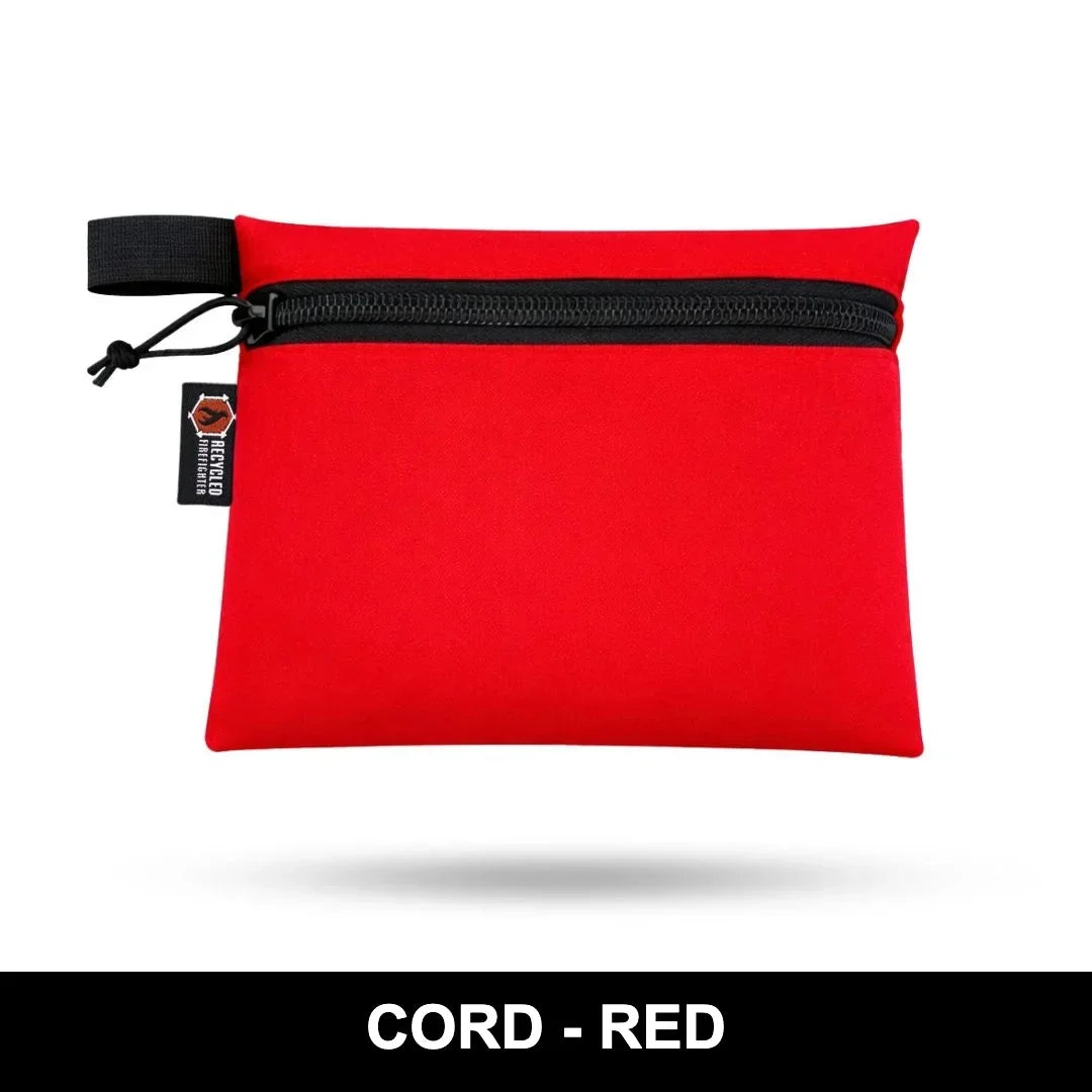 Recycled Firefighter Truckie Large Organizer Pouch