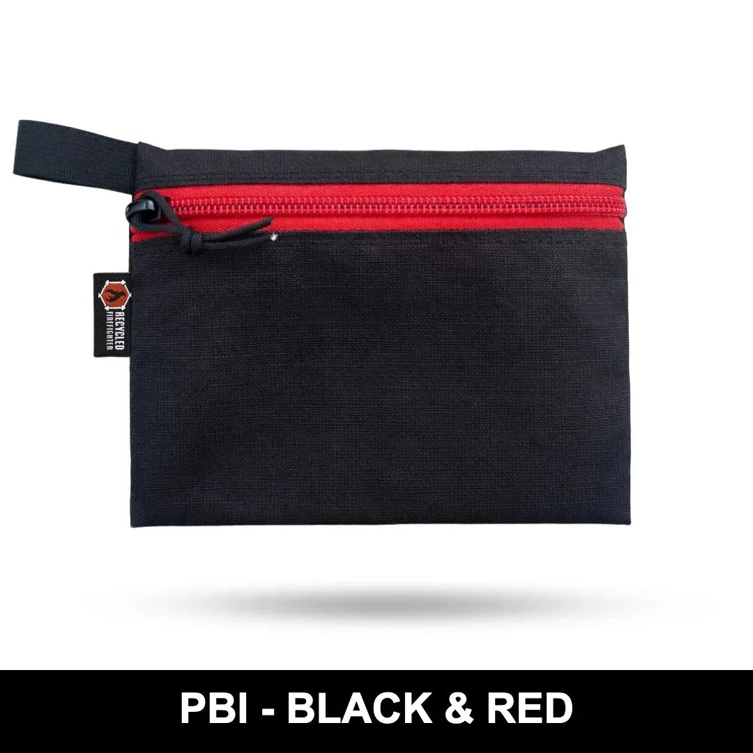 Recycled Firefighter Truckie Large Organizer Pouch