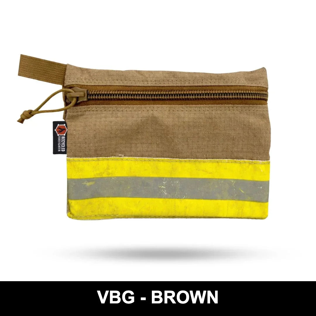 Recycled Firefighter Truckie Large Organizer Pouch