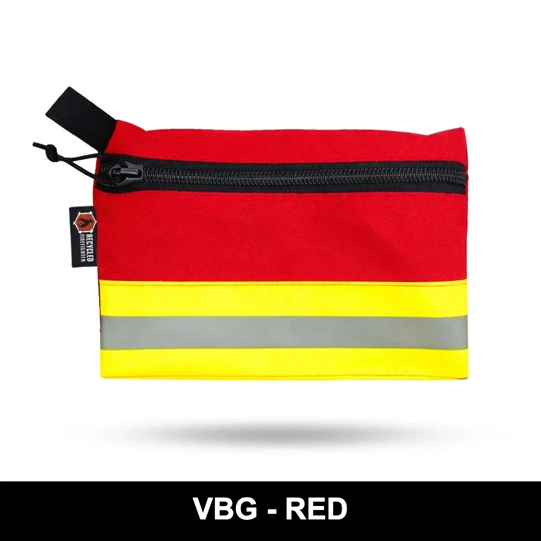 Recycled Firefighter Truckie Large Organizer Pouch